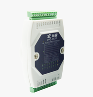 Módulo de E/S de Salida Analógica de 16 Canales YMYS RS485 con Resolución de 12 Bits y Precisión del 0.1% para Automatización Industrial (Tipo PLC)