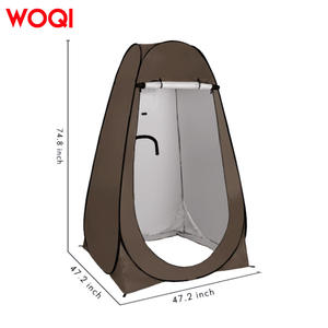 Carpa de Ducha Plegable para Exteriores Woqi, 47.2x47.2x74.8 Pulgadas, Impermeable, Portátil, para Camping, Playa y Viajes - Product Image 1