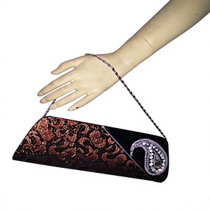 Best Indian Bridal <b>Wedding</b> Party Satin <b>Clutches</b> and Latest Bags by Lowellcraft - Product Image 4