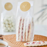 Autocollants d'étiquette adhésive personnalisés de luxe estampage à chaud en relief or sacs d'emballage de gâteau de cuisson autocollants d'étanchéité