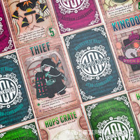 Cartes de jeu de société imperméables personnalisées, Tarot classique, Solitaire allemand, Black Core, en papier, vente en gros