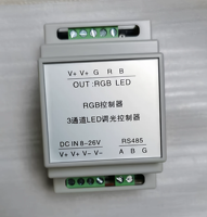 Contrôleur de bande LED RVB couleur pleine MODBUS RS485, gradateur LED, contrôleur de bande LED RVBW WS2811