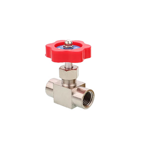 Thickened Brass Compression Needle Valve Straight