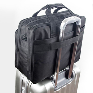 Grand sac à bandoulière étanche et extensible pour hommes, 17 pouces, organisateur Portable pour ordinateur Portable d'affaires - Product Image 4