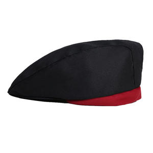 Chapeau de chef en sergé rayé en polyester, béret de <span class=keywords><strong>barman</strong></span> pour restaurant et bar, casquette unisexe - Product Image 1