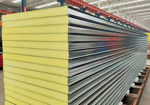 Panel Sándwich Metálico Moderno Ecológico de Alta Resistencia para Pisos y Techos de Fábricas Industriales, Cámaras Frigoríficas y Almacenes - Product Image 6