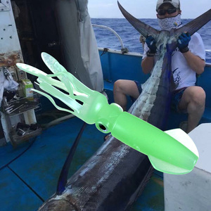 5 pz/borsa UV Glow Fishing Soft Lure polpo Calamar <span class=keywords><strong>Pesca</strong></span> Mar mare esca esca per <span class=keywords><strong>Pesca</strong></span> - Product Image 3