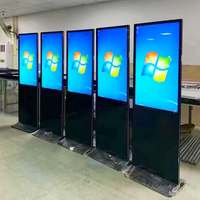 Prix d'usine – Kiosque publicitaire numérique sur pied 55 pouces à haute luminosité avec écran LCD pour affichage CMS en magasin, hall d'accueil et métro