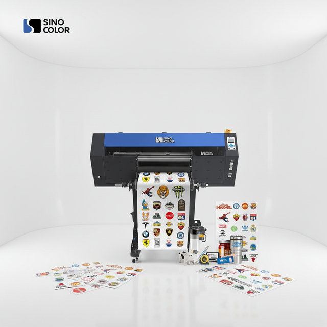 China Manufacturer Small A3 A2 I1600/I3200 2400dpi 3D Puff Embroidery Effect Transfer Label Stickers Vinyl UV DTF Inkjet Printer