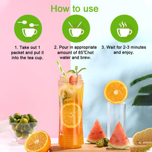 Teh detoks kesehatan alami dengan bunga kering campuran dan buah Premium teh buah kering infusi dalam kantong teh dapat ditutup kembali - Product Image 3