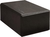 For Basics Hochdichte Schaumstoff Rutschfeste Yoga-Blöcke Set von 2 Stück zur Vertiefung von Posen 4x9x6 Zoll Schwarz