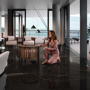 Azulejos de Porcelana Brillante con Diseño Italiano Pacific Coffee, 600x1200mm, Aspecto de Mármol, Premium para Piso y Pared - Product Image 6