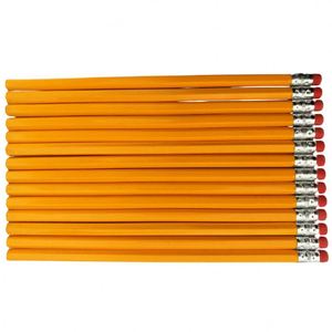 Promotion Hexagonal Cheap 7.5 Inches Wooden Pencils Black <b>Paint</b> HB Pencil with Eraser 12-Piece Color Box Set Office & School Use - Product Image 1