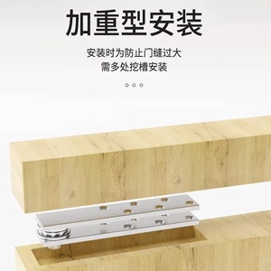 Charnière de porte LEGO en acier inoxydable robuste, réglable à 180 degrés, pour portes en bois, charnière de porte dissimulée - Product Image 3