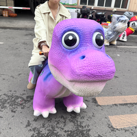 Dinosaure animatronique électrique télécommandé à chevaucher avec cadre en acier pour centre commercial - Utilisation extérieure/intérieure