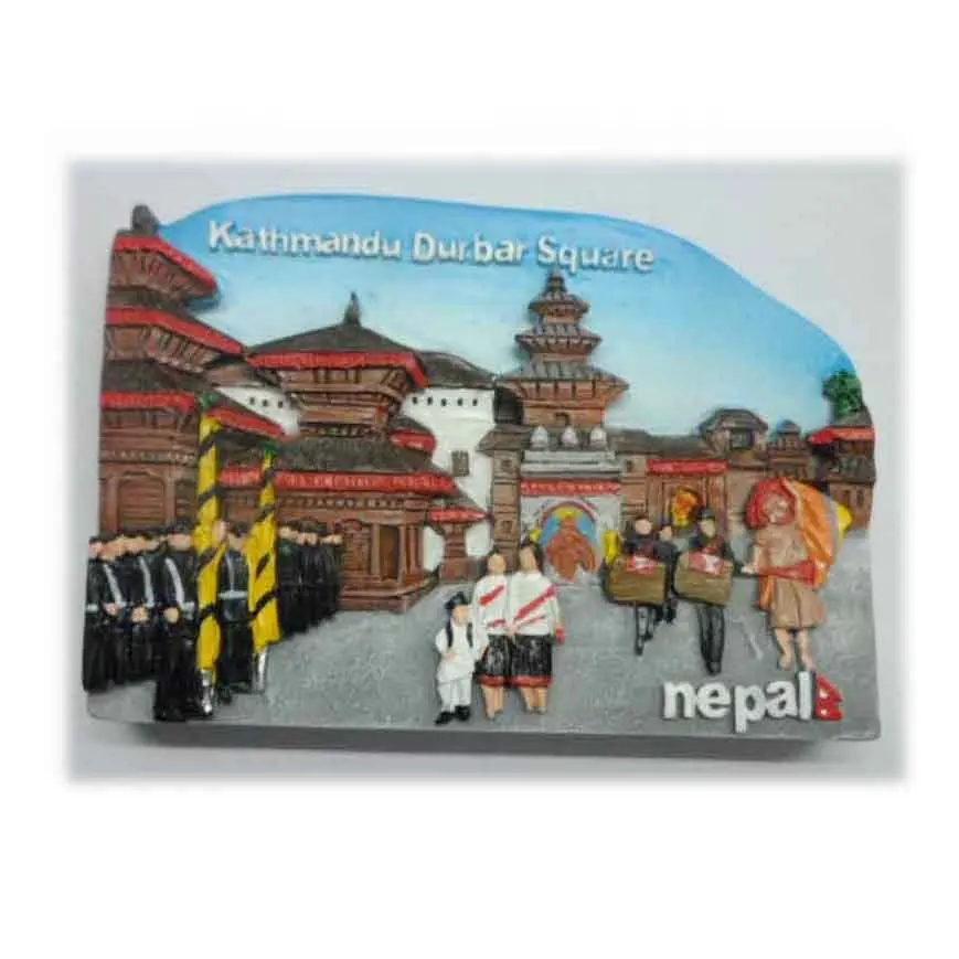 نيبال السياحية شعار مخصص مغناطيس الثلاجة الفنون