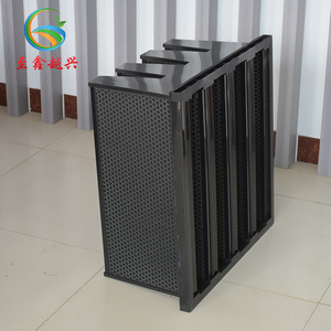 Filtre à air en charbon actif alvéolé Yuexing pour la protection de l'environnement 290x290x45mm 290x595x45mm 495x495x45mm 595x595x45mm - Product Image 1