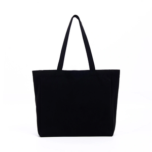 Cotton Logo Promotional Canvas Reusable Shopping Bag Double Handle Beach Canvas Tote Bag
