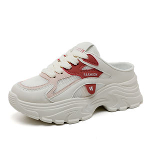 Sandalias de Moda para Mujer Hechas en China, Tendencia de Verano, Otoño y Primavera, Malla Transpirable, Plataforma, Semi-Zapatillas, Cierre con Cordones, Antideslizantes - Product Image 2