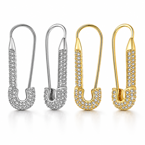 Orecchini a clip in carta per donna, stile punk, accessori per l'orecchio da indossare tutti i giorni - Product Image 3