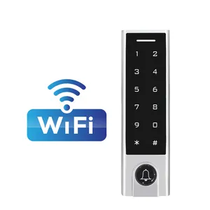 Tuya APP WiFi Anti Air 125KHz, Kontroler Akses Keypad Sentuh RFID, Pembaca Kontrol Akses Terbuka dari Jarak Jauh Seluler