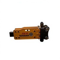 Ciseaux hydrauliques de type supérieur SB30 jaunes, outil de brise-roche robuste, certifiés CE ISO, pour mini-pelles de 2,5 à 4,5 tonnes