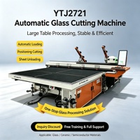 Machine de découpe et de chargement de verre multifonctionnelle intelligente à commande numérique motorisée par PLC, modèle 2721, la plus vendue