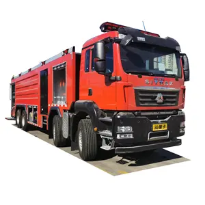 Berühmte Marke Chassis 8x4 Brandbekämpfungswagen Schaum-Wasserbehälter Rettung Brandbekämpfungswagen