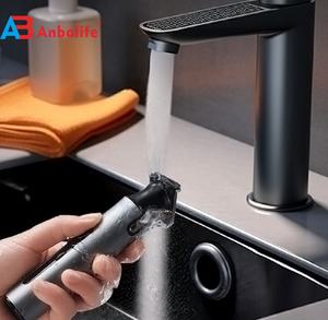 Anbolife <span class=keywords><strong>Tondeuse</strong></span> électrique pour hommes Lame en acier inoxydable Affichage numérique IPX6 70min d'autonomie <span class=keywords><strong>Tondeuse</strong></span> à cheveux rechargeable Type-C - Product Image 5