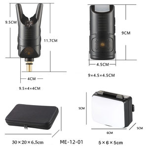 Topline-12เครื่องตรวจจับรอยกัดอลูมิเนียมกันน้ำคุณภาพสูงสำหรับตกปลาคาร์พในทะเลสาบและลำธาร - Product Image 3