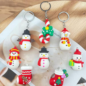 سلسلة مفاتيح جديدة لرجل عجوز عيد الميلاد عبر الحدود ، شجرة الأيل ، دمية قلادة ناعمة من المطاط للبيع بالجملة - Product Image 2