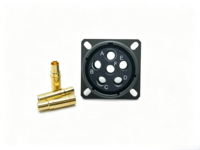 Connecteur circulaire à 6 broches D38999/20WH06SC, prises à montage sur panneau