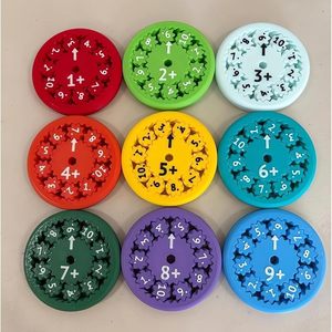 Fidget Spinners Matemáticas Juguete Hecho Matemáticas Fidget Spinner Aprendizaje Matemáticas Contar Juguetes Montessori Juguetes Educativos - Product Image 2