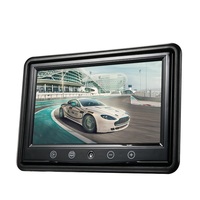 Moniteur TFT LCD universel pour appuie-tête, écran de siège arrière avec connecteur VGA, moniteur TV 9 pouces pour toutes les marques de voitures