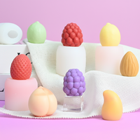 Mini moule en silicone 3D pour fruits, décoration de gâteaux, glaces, chocolats, bougies, bonbons mous, pâtisseries, mangue, citron, fruits, boîte surprise