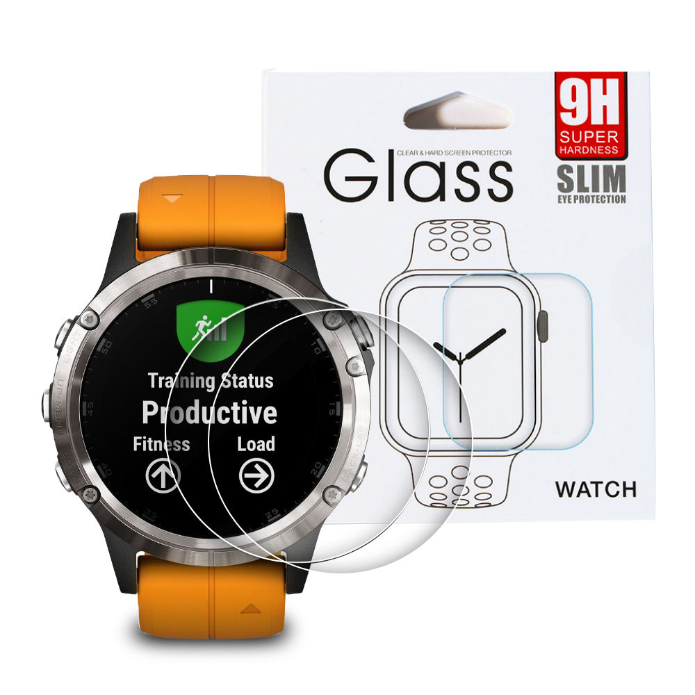 For Garmin Fenix Screen Protector,2 Pack Anti-Fingerprint