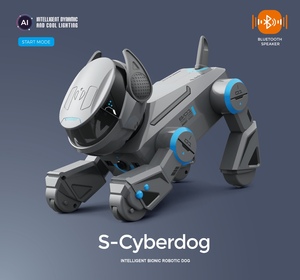 <span class=keywords><strong>CYBER</strong></span> <span class=keywords><strong>DOG</strong></span> 3ÈME GÉNÉRATION pour ÉDITION TECHNOLOGIQUE Plastique pour Enfants ROBOT À TÉLÉCOMMANDE avec Lumière et Son - Product Image 3