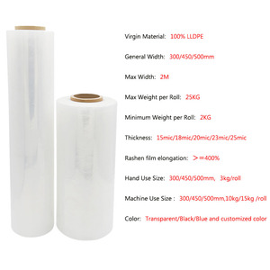 <span class=keywords><strong>Film</strong></span> étirable haute résistance, <span class=keywords><strong>film</strong></span> transparent pour palettes, utilisation manuelle et à la machine, résistant aux déchirures, forte adhérence, emballage protecteur - Product Image 3