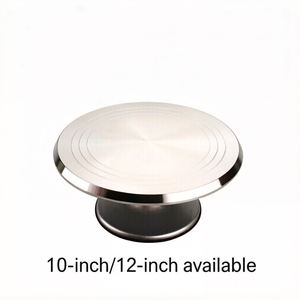 Professional Aluminum Alloy Turntable Heavy Duty Revolving Stand for Cake Decorating Non-Slip <b>Silicone</b> Base Baking <b>Tool</b> - Product Image 2
