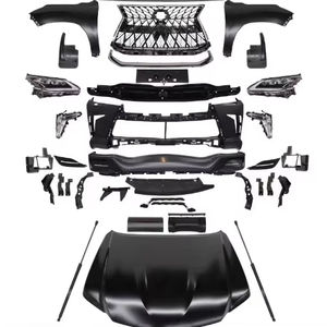 Kit de carrosserie automobile 1:1 ancien vers nouveau pour Lexus LX570 2012, mise à niveau vers le modèle 2018, conversion complète de l'extérieur, accessoires - Product Image 1