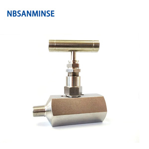 Vanne à aiguille Nbsanminse Type 2 en acier inoxydable 316L, haute pression, régulation et contrôle, vanne d'angle droite - Product Image 2