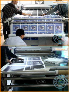 Automatic New Sublimation Rotary Fabric Table Cloth Lanyard <b>Label</b> Film Roller Heat Press <b>Machine</b> - Product Image 4