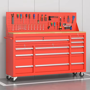 Tủ dụng cụ di động hạng nặng OEM, bộ dụng cụ sửa chữa đầy đủ, lưu trữ hiệu quả cho xưởng/gara bằng kim loại với ngăn kéo, hộp dụng cụ bằng kim loại - Product Image 1