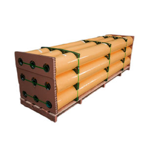 Protección óptima de algodón Película de urdimbre de fardos de PE amarillo Moldeo por inyección de alta resistencia Película plástica de dureza suave procesada - Product Image 4