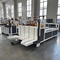 Machine à coller les dossiers de petit format, mini-équipement de pliage et de collage de boîtes en carton ondulé pour la production en petite usine