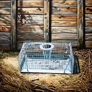 Piège à <span class=keywords><strong>souris</strong></span> en métal durable Cage à <span class=keywords><strong>souris</strong></span> humaine Écologique Réutilisable Capture <span class=keywords><strong>vivante</strong></span> pour la lutte contre les rongeurs Gestion des nuisibles - Product Image 4