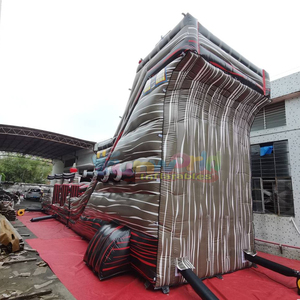 Fiesta y eventos al aire libre para niños, casa de brinco inflable, tobogán inflable gigante, tobogán acuático pirata inflable. - Product Image 3