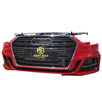 Piezas de automóvil - Parachoques delantero con rejilla y radiador - Faros delanteros - Apto para Audi 2022-2024 A6 C8 parachoques completo