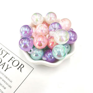 16MM nuevas cuentas acrílicas con agujero colgante multicolor para DIY Material hecho a mano pulsera CADENA DE TELÉFONO MÓVIL fabricación de joyas - Product Image 1