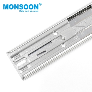 45mm kim loại bên núi mềm đóng ngăn kéo trượt cho ăn uống tải nặng 250mm-550mm mềm đóng ngăn kéo hướng dẫn cho tủ bếp - Product Image 3